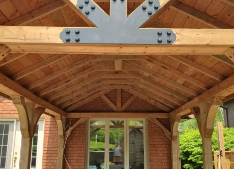 20ft with Custom Iron Work