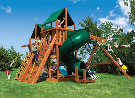 45B King Kong Clubhouse Pkg II with 360˚Spiral Slide