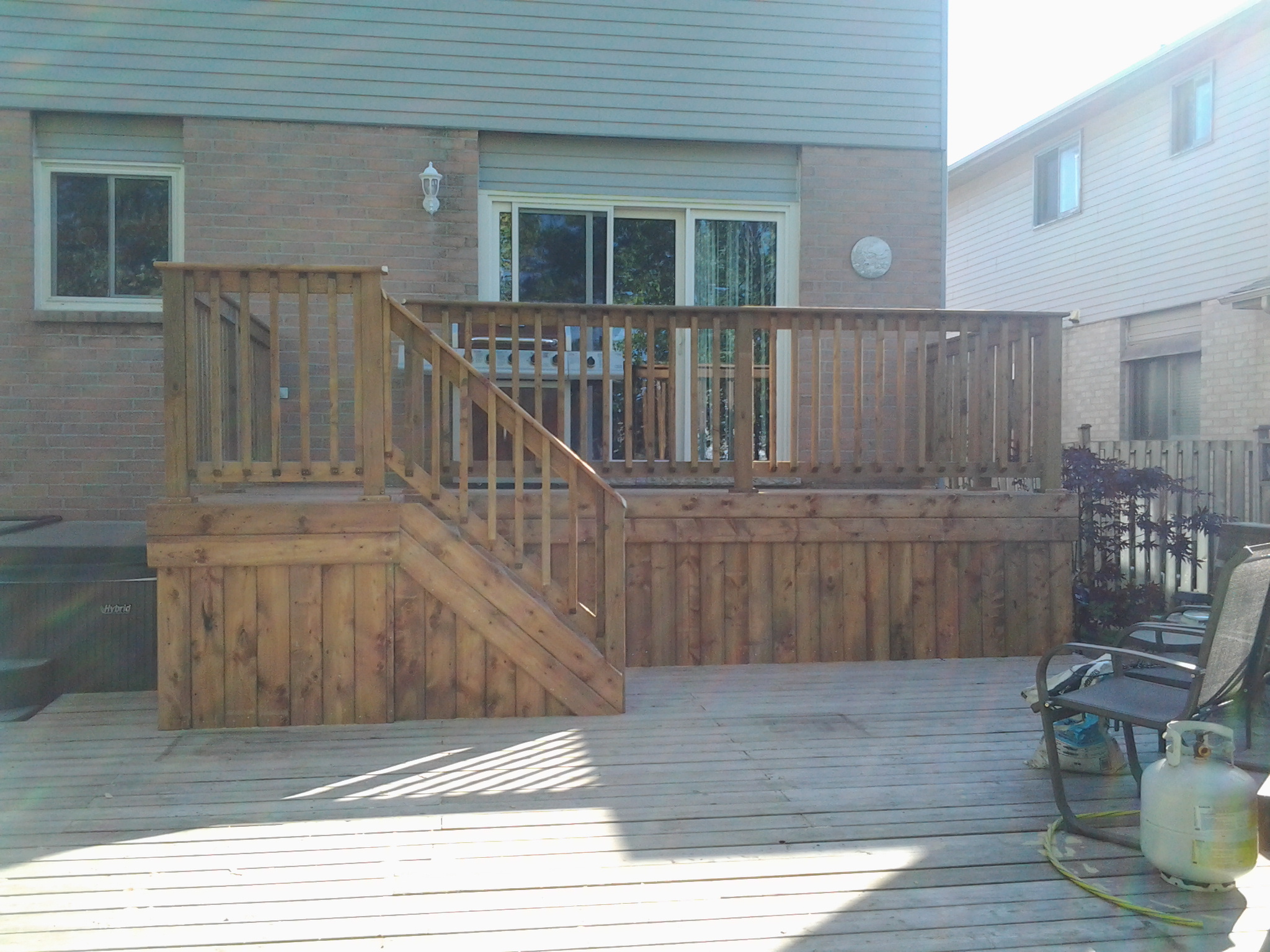 Deck and stairs