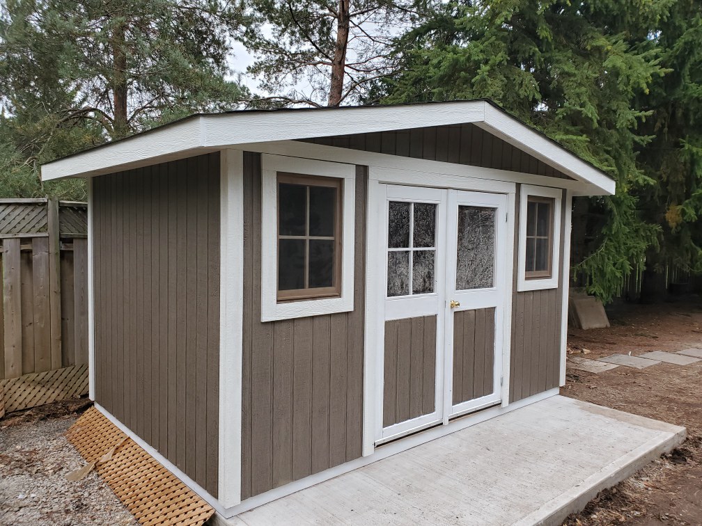 8ft x 12ft - Custom Shed - Gable Style - Pre-finished siding