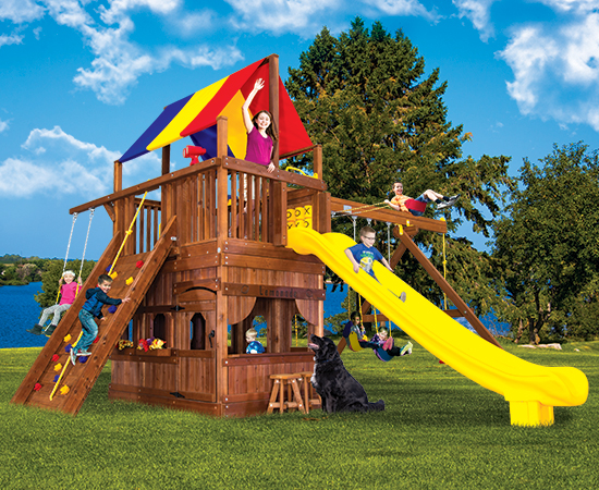 41B Monster Clubhouse Pkg II with Playhouse & More
